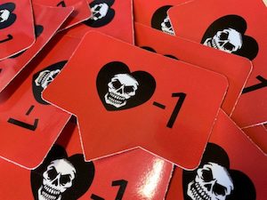 Kill All Wipers: KILL ALL WIPERS | LOVE IN DEATH STICKER