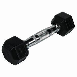 Fitness: HART Rubber Hex Dumbbells