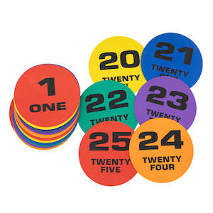 Accessories: HART Marking Spot Discs Numbered 1 to 25