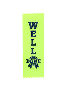 Trophies Awards: HART Well Done Ribbons