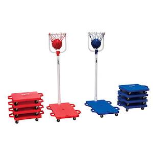 Scooter Boards Games: HART Scooter Board Basketball Pack