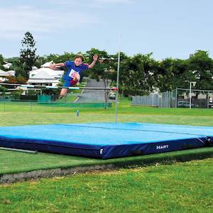 High Jump: HART 2 Base Block Scissors Mat - Mesh Top - 5m x 3m x 15cm