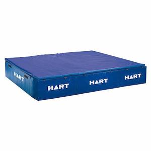 High Jump: HART Air Cell Mat - 5m x 3m x 50cm 3 Base Mesh Top + Wear Pad Royal