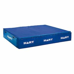 High Jump: HART Air Cell Mat - 5m x 3m x 60cm 3 Base Mesh Top + Wear Pad Royal