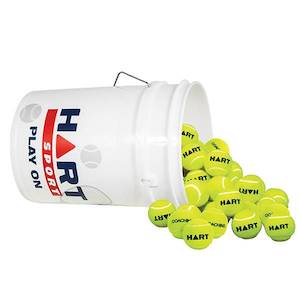 Tennis Balls: HART Bucket of Coaching Tennis Balls
