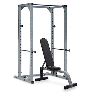 Benches Racks Stands: HART Power Rack Combo Flat/Incline Bench