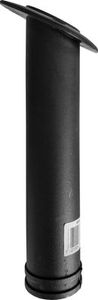 Rod Holder Flush Mount Angled - Black