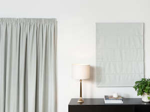 Blinds: Omaha Ready Made Roman Blind - Mist