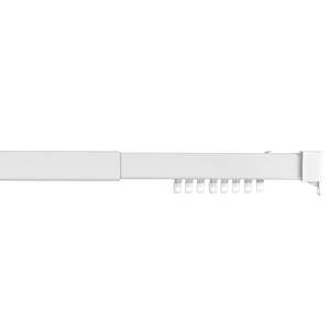 Curtain Tracks: Square Profile Extendable Curtain Track 85-120cm - White