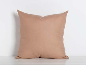 Filled Cushions: Maia Linen Filled Cushion - Musk