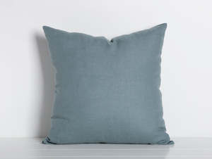 Filled Cushions: Maia Linen Filled Cushion - Lake