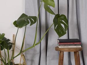 Thermal Curtains: Waihi Concrete Blockout Pencil Pleat Curtains
