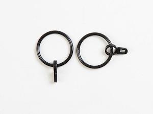 Track Rod Accessories: Harvey's Black Metal Curtain Rings