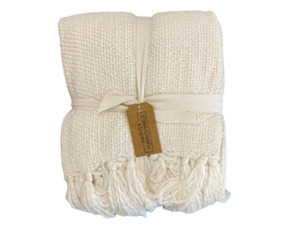 Kenmore Throw - Linen Cream