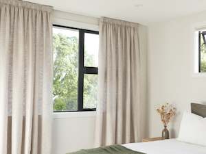 Nicosia Lined Pencil Pleat Curtains - Oyster