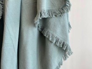 Accessories: Amara Throw - Duck Egg