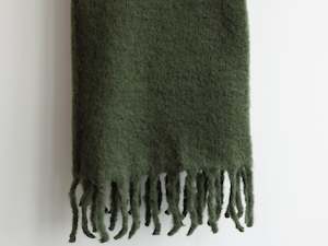 Accessories: Alford Throw - Leaf Green
