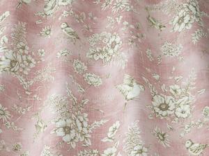 Fabric: Finch Toile Rose Fabric