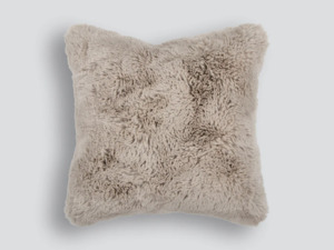 Pelage Faux Fur Filled Cushion - Taupe