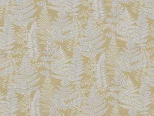 Country Journal Collection: Woodland Walk Mustard Fabric