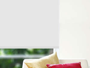 Clearance Ready Made Blinds: Esteem Blockout Roller Blind - Ice