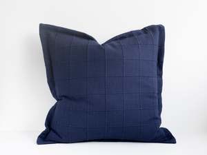 Filled Cushions: San Pedro Filled Cushion - Denim Blue