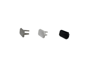Track Rod Accessories: Roller Blind Flat End Caps