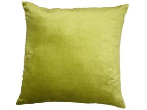 Accessories: Majestic Velvet-Linen Green Filled Cushion
