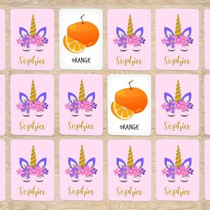Toys Games: Unicorn Memory Game