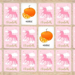Pink Unicorn Memory Game