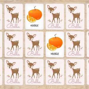Cute Deer Memory Game