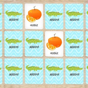 Crocodile Memory Game