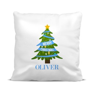 Blue Christmas Classic Cushion Cover