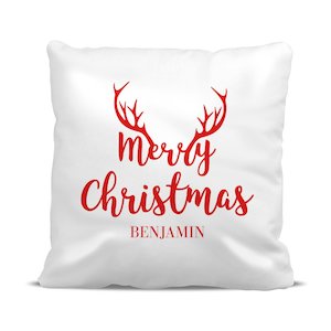 Cushion Covers Pillow Cases: Antler Horn Classic Cushion Cover