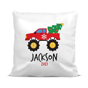 Cushion Covers Pillow Cases: Red Monster Truck Classic Cushion Cover