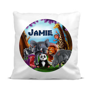 Cushion Covers Pillow Cases: Visits the Zoo Classic Cushion Cover