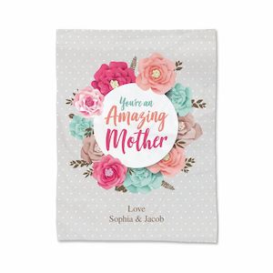 Flower Wreath Blanket - Small