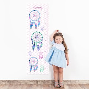 Dream Catcher Wall Decal Height Chart