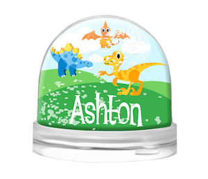 Snow Globes: Dino Snow Globe