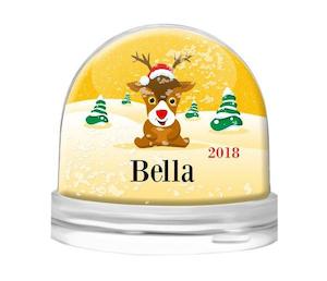 Yellow Snow Globe