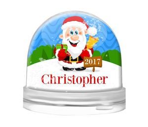 Snow Globes: Santa Snow Globe