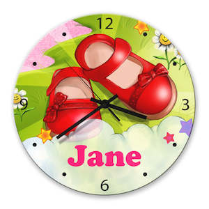 Magic Shoes Glass Clock