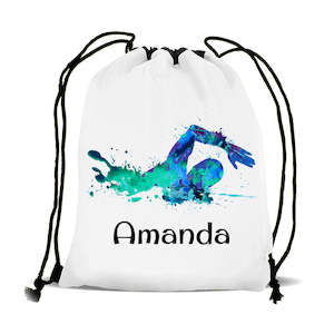 Drawstring Bag: Swimming Drawstring Sports Bag