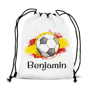 Drawstring Bag: Soccer Drawstring Sports Bag