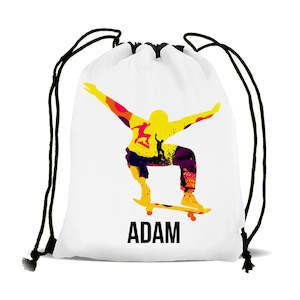 Drawstring Bag: Skater Drawstring Sports Bag