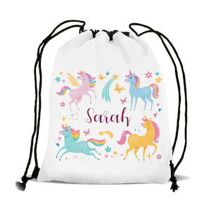 Drawstring Bag: Unicorn Mix Drawstring Sports Bag