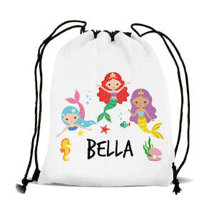 Drawstring Bag: Mermaids Drawstring Sports Bag