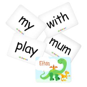 Sight Words: Dino Memory Game Sight Words Pack 2