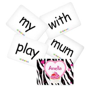 Sight Words: Cupcake Memory Game Sight Words Pack 2