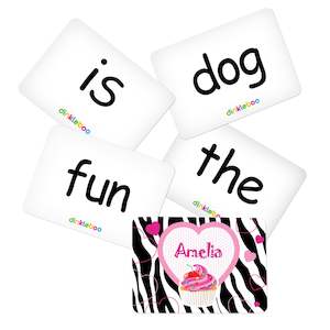 Cupcake Memory Game Sight Words Pack 1